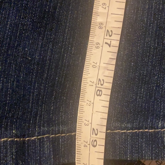 NWOT Y2K vintage Tier denim flare skirt size 13/14 - Picture 7 of 7